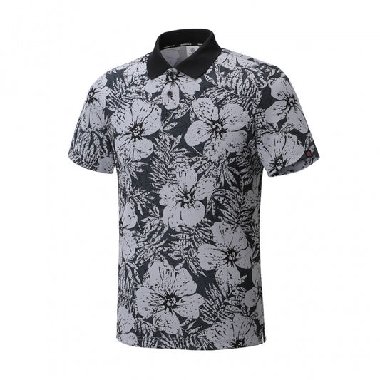 M0CSS11 Flower Print Cool Polo メンズSpring-Summer