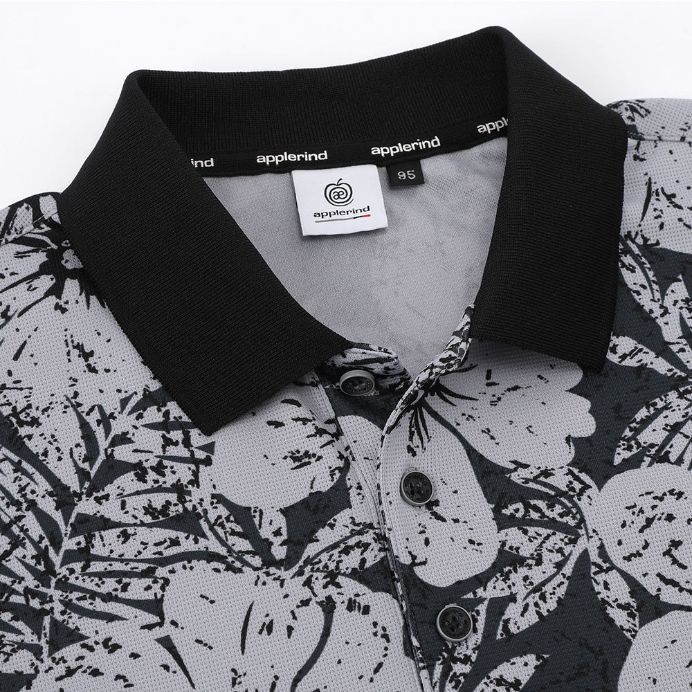 M0CSS11 Flower Print Cool Polo メンズSpring-Summer