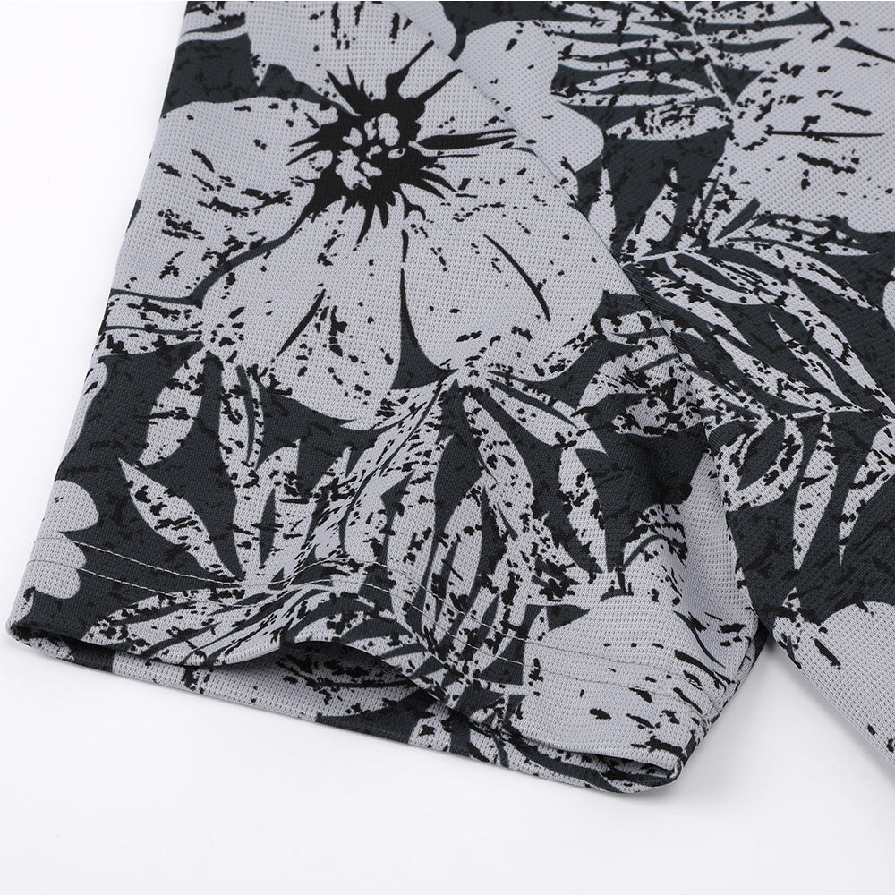 M0CSS11 Flower Print Cool Polo メンズSpring-Summer