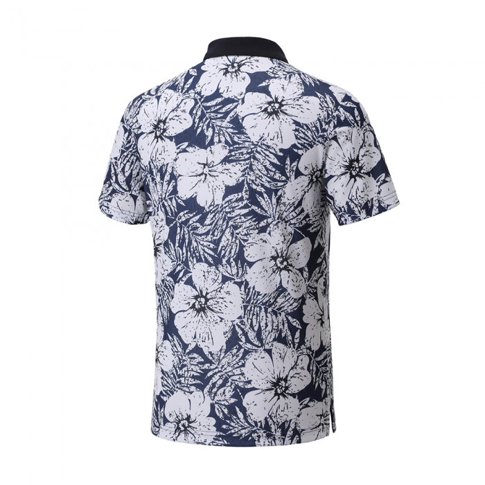 M0CSS11 Flower Print Cool Polo メンズSpring-Summer