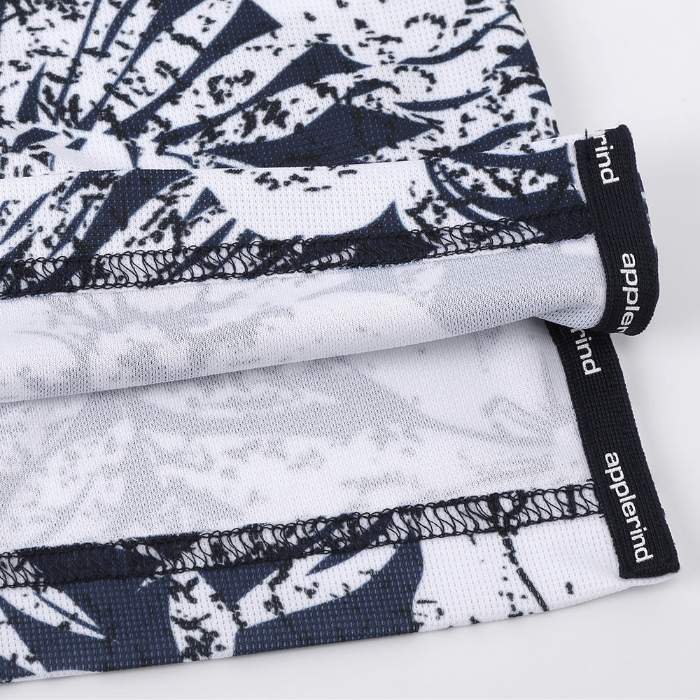 M0CSS11 Flower Print Cool Polo メンズSpring-Summer