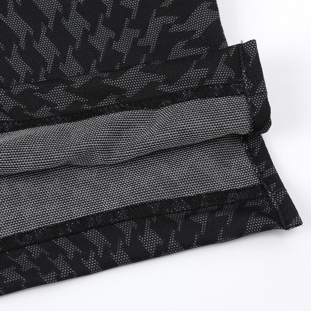 M0CSS12 Illusion Check Print Cool Polo メンズSpring-Summer
