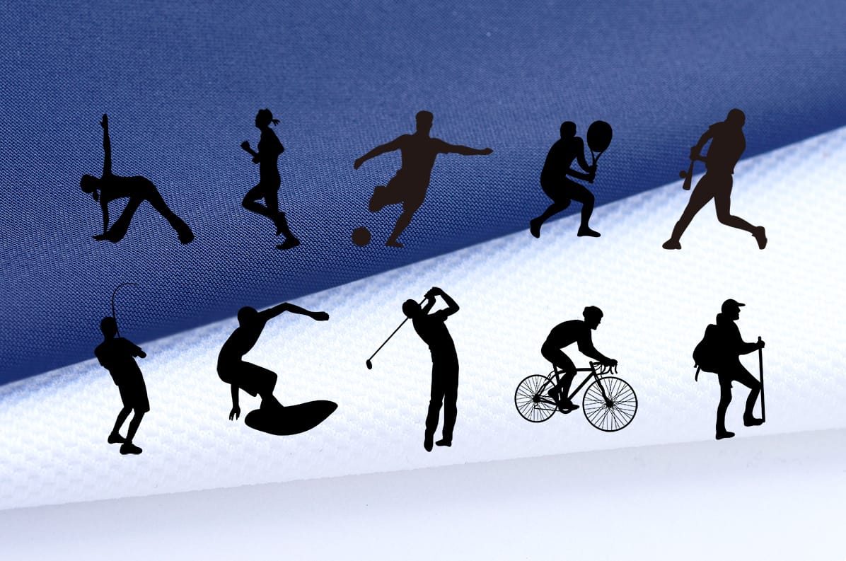 オールスポーツ対応 アウトドアスポーツからインドアスポーツ迄、全てのシーンに対応した独自の「新素材」を研究・開発。季節にあったシーンのアイテムを提供いたします。結果、汗をかくスポーツには最適なアイテムであり、「生地」「機能性」「着心地感」を売りにしいてるのが、アプルラインド製のブランドアイテムです。普段の着用でも十分活用可能な製品です。